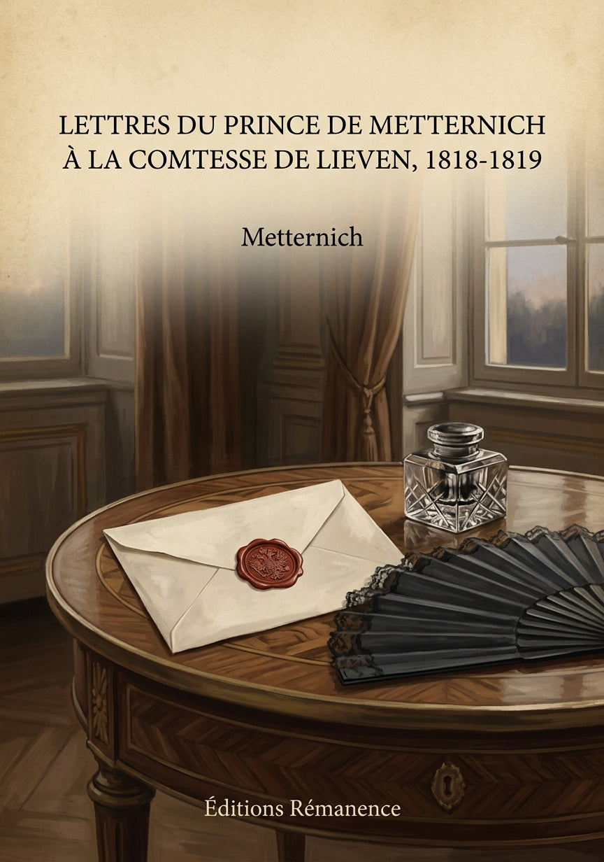 Lettres du prince de Metternich à la comtesse de Lieven, 1818-1819 - Metternich (Couverture)