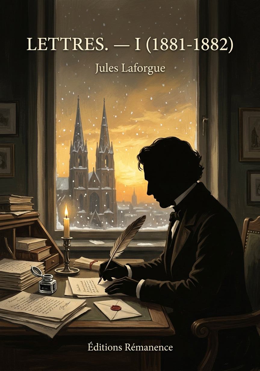 Livre Lettres. — I (1881-1882) par Jules Laforgue - Couverture - Editions Remanence