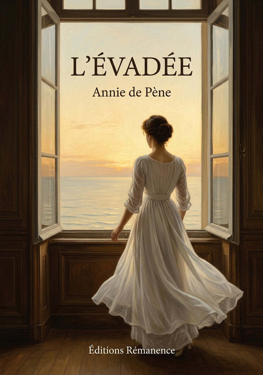 Livre L’Évadée par Annie de Pène - Couverture - Editions Remanence