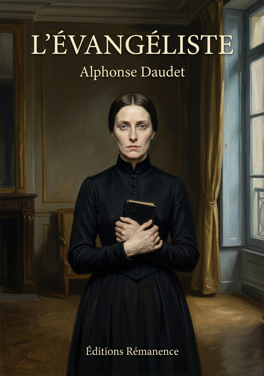 Livre L’Évangéliste par Alphonse Daudet - Couverture - Editions Remanence
