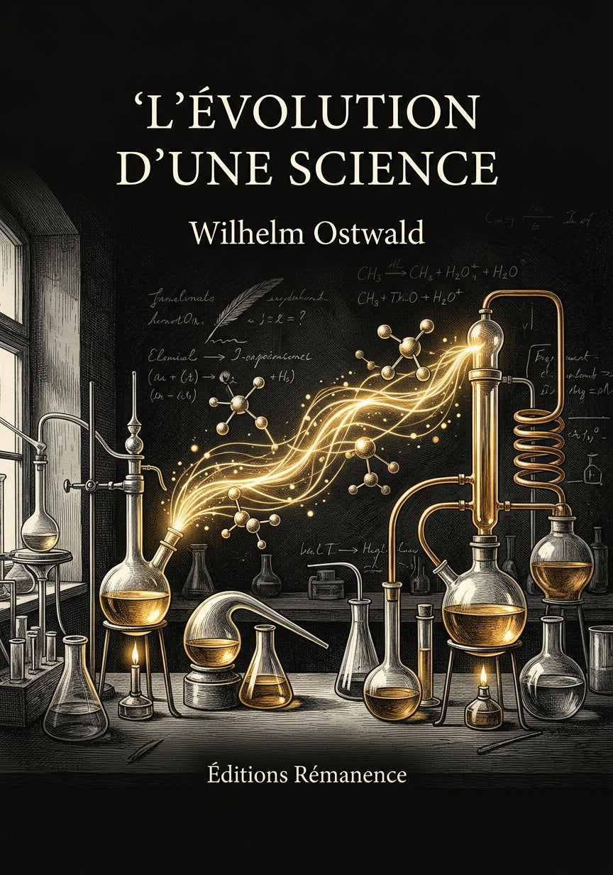 Livre L’Évolution d’une science par Wilhelm Ostwald - Couverture - Editions Remanence