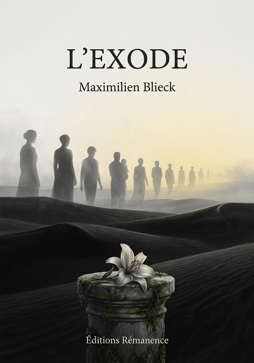 Livre L’Exode par Maximilien Blieck - Couverture - Editions Remanence