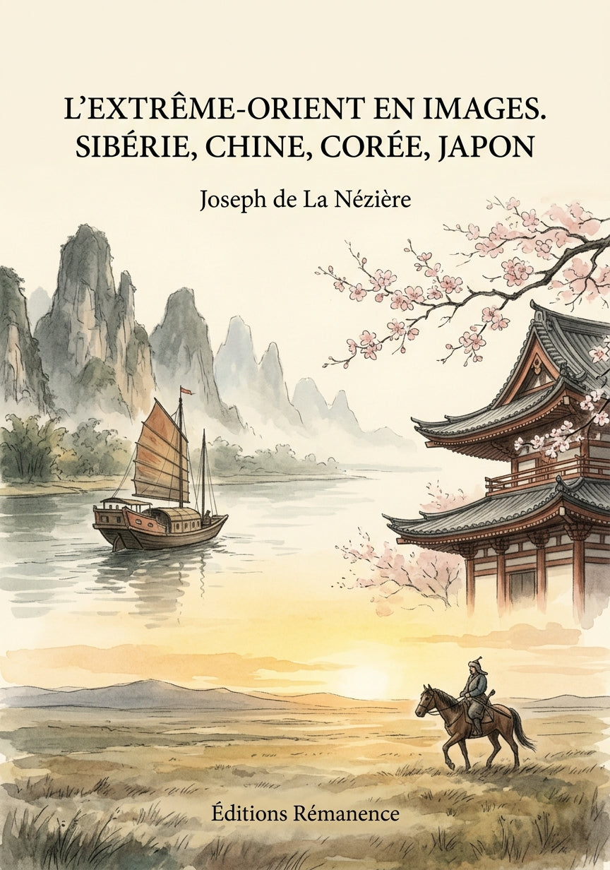 Livre L’Extrême-Orient en images. Sibérie, Chine, Corée, Japon par Joseph de La Nézière - Couverture - Editions Remanence