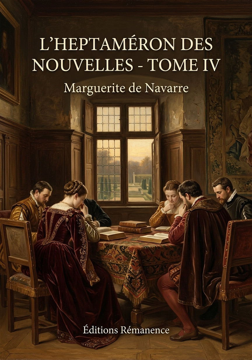 Livre L’Heptaméron des nouvelles - Tome IV par Marguerite de Navarre - Couverture - Editions Remanence