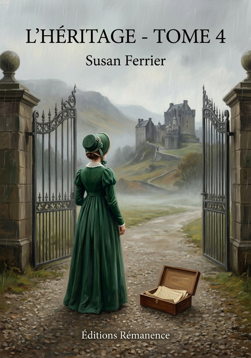 Livre L’Héritage - Tome 4 par Susan Ferrier - Couverture - Editions Remanence
