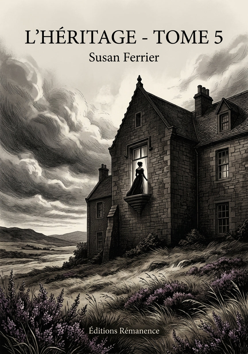Livre L’Héritage - Tome 5 par Susan Ferrier - Couverture - Editions Remanence