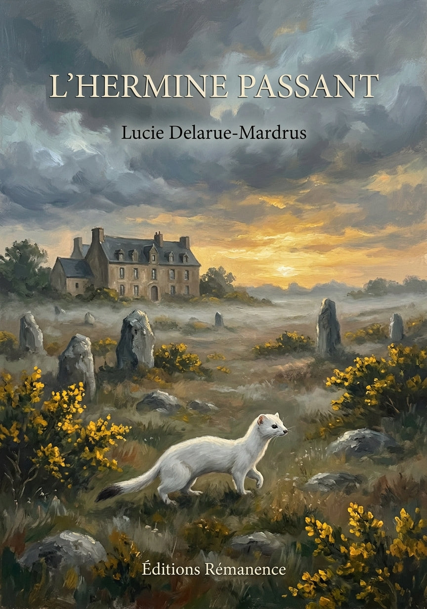 Livre L’hermine passant par Lucie Delarue-Mardrus - Couverture - Editions Remanence