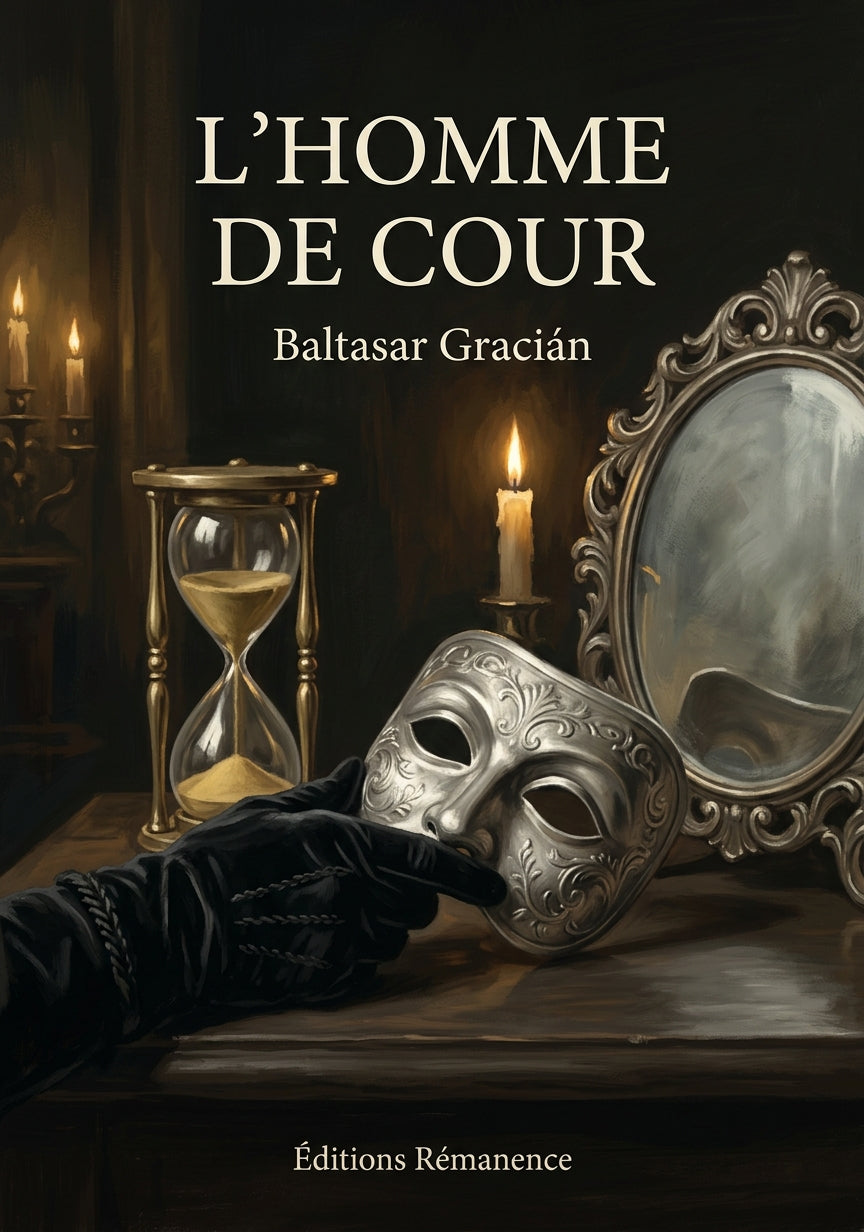 Livre L’Homme de cour par Baltasar Gracián - Couverture - Editions Remanence
