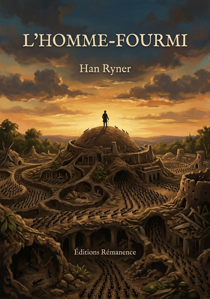 Livre L’Homme-fourmi par Han Ryner - Couverture - Editions Remanence
