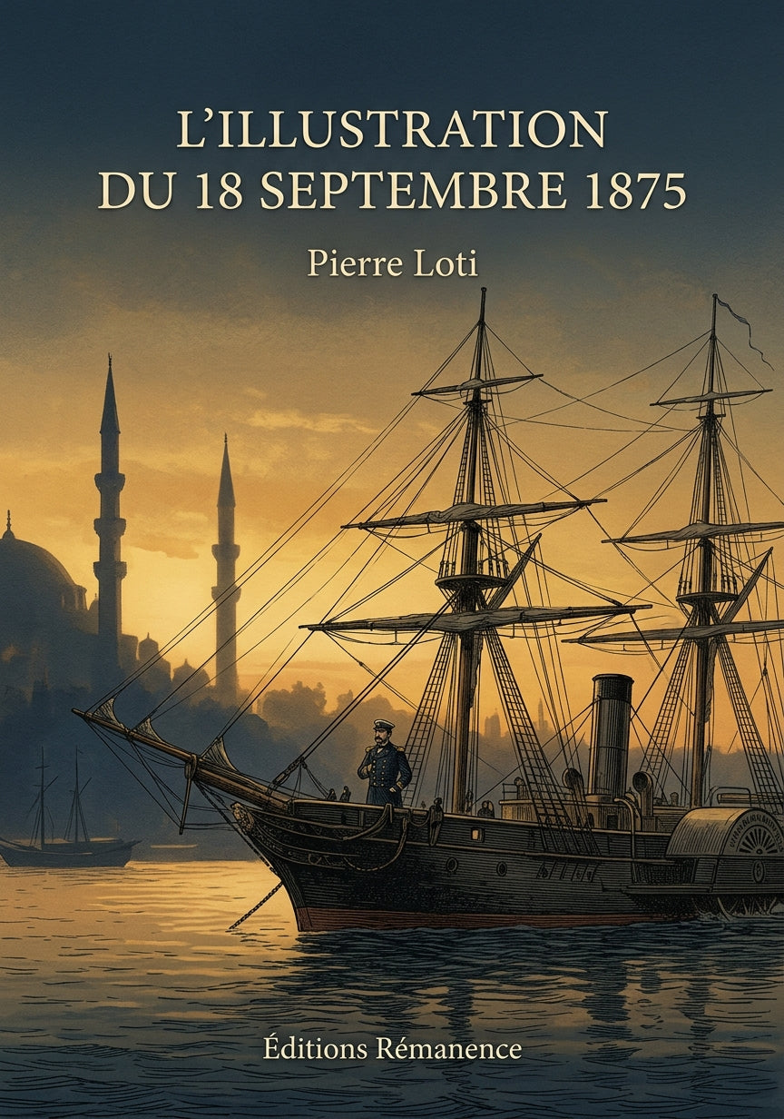 Livre L’Illustration du 18 septembre 1875 par Pierre Loti - Couverture - Editions Remanence