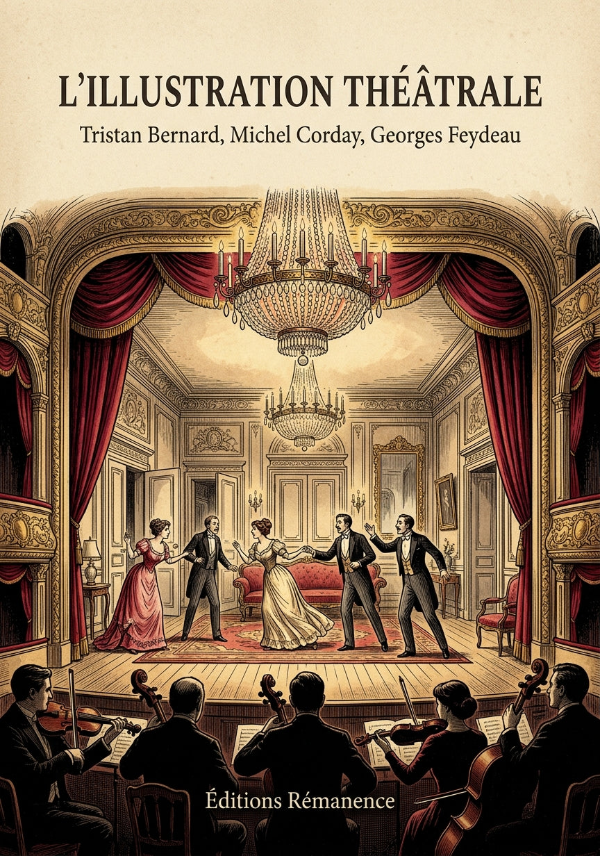 Livre L’Illustration théâtrale par Tristan Bernard, Michel Corday, Georges Feydeau - Couverture - Editions Remanence