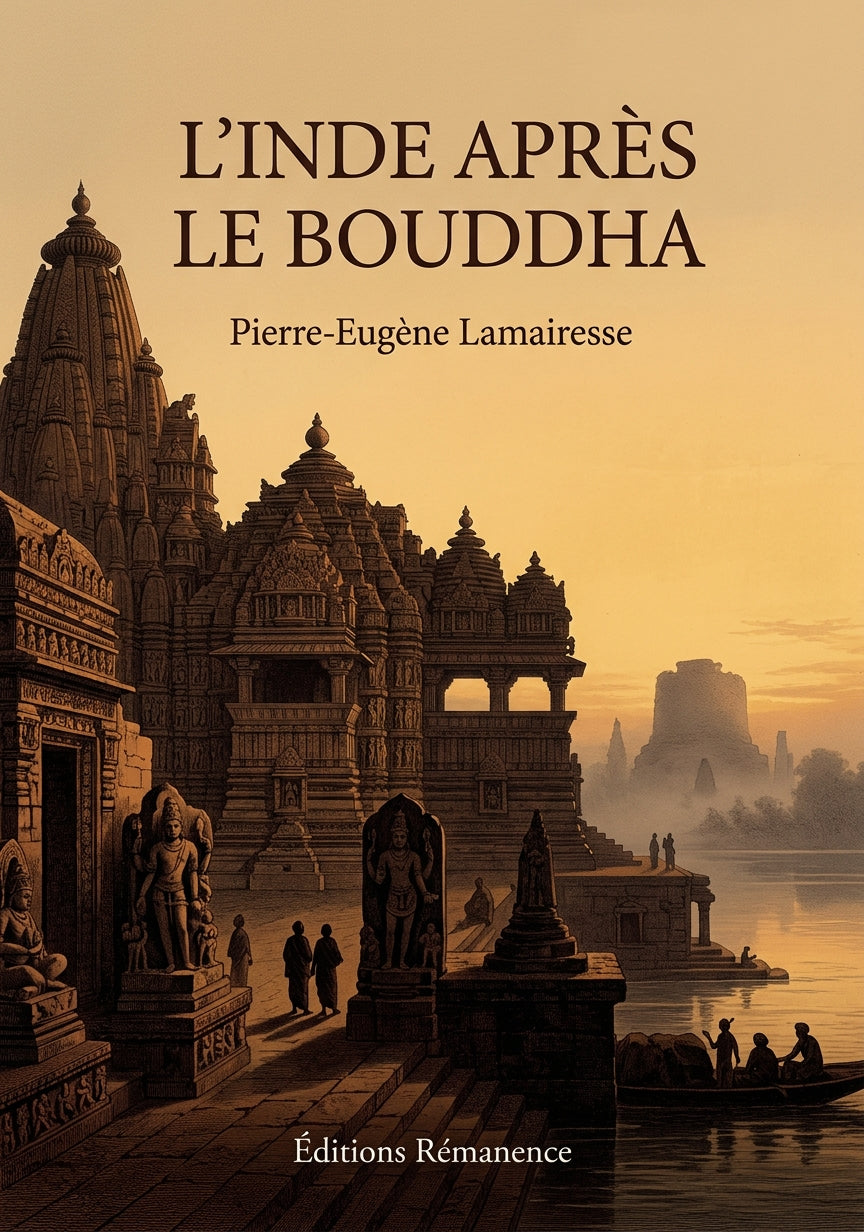Livre L’Inde après le Bouddha par Pierre-Eugène Lamairesse - Couverture - Editions Remanence