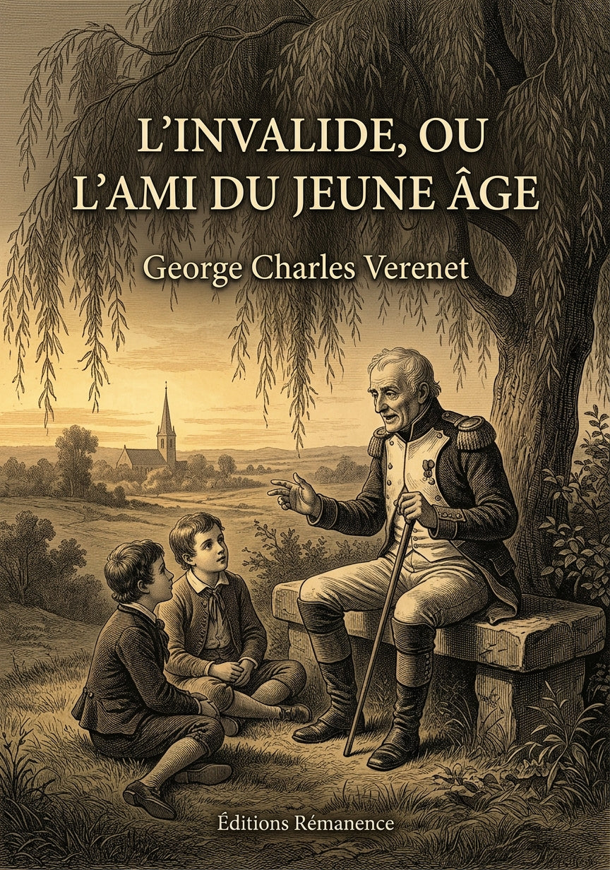 Livre L’Invalide, ou l’Ami du jeune âge par George Charles Verenet - Couverture - Editions Remanence