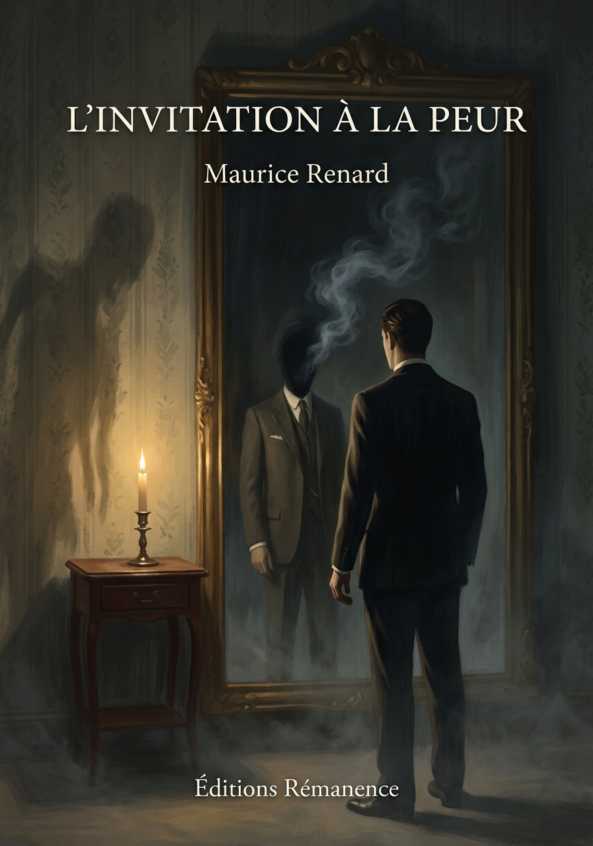 Livre L’Invitation à la peur par Maurice Renard - Couverture - Editions Remanence