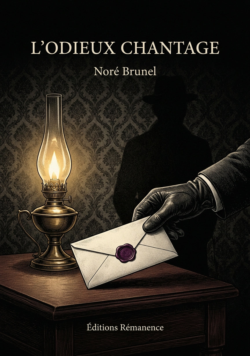 Livre L’Odieux Chantage par Noré Brunel - Couverture - Editions Remanence
