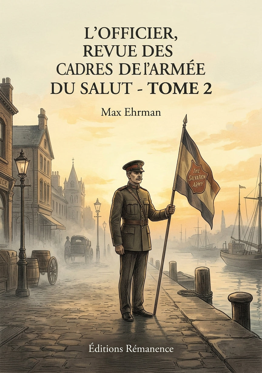 Livre L’Officier, revue des cadres de l’Armée du salut - Tome 2 par Max Ehrman - Couverture - Editions Remanence