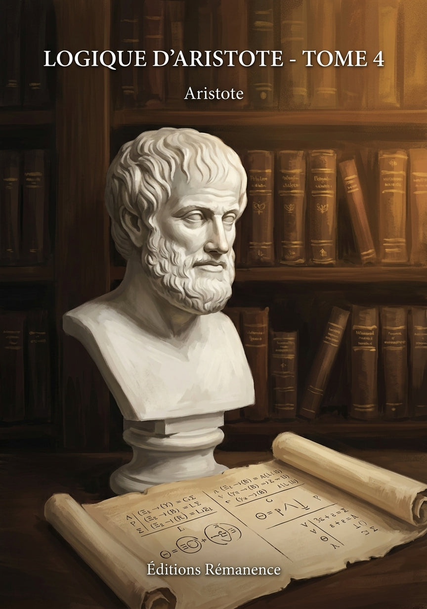 Livre Logique d’Aristote - Tome 4 par Aristote - Couverture - Editions Remanence