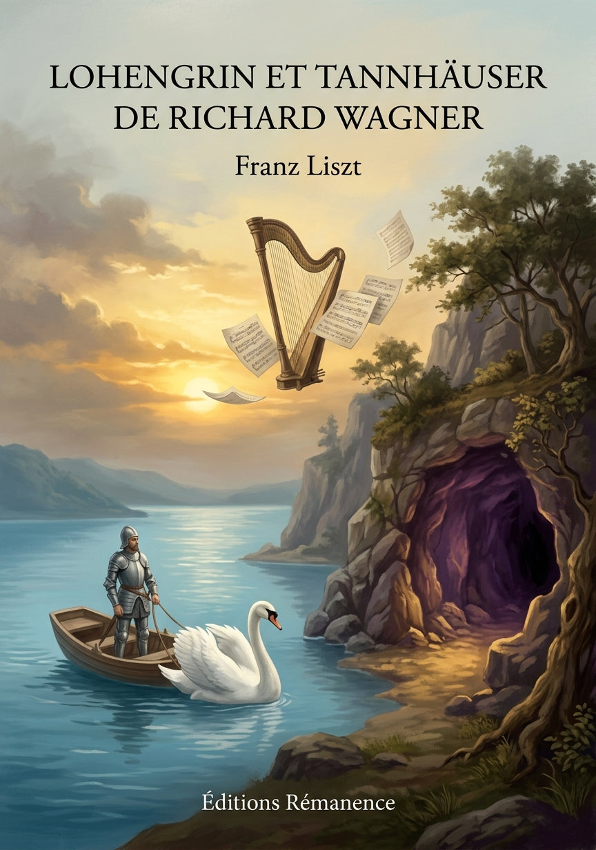 Livre Lohengrin et Tannhäuser de Richard Wagner par Franz Liszt - Couverture - Editions Remanence