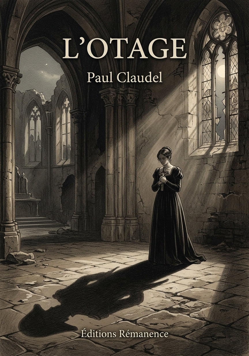 Livre L’Otage par Paul Claudel - Couverture - Editions Remanence
