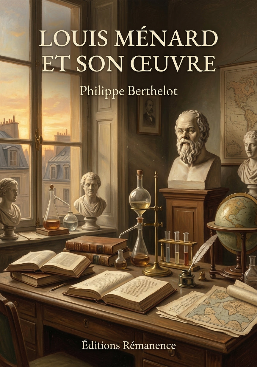 Livre Louis Ménard et son œuvre par Philippe Berthelot - Couverture - Editions Remanence