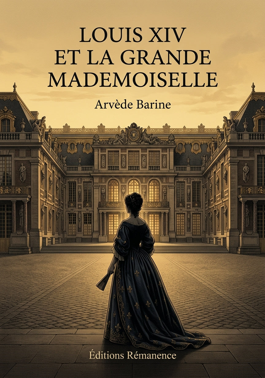 Livre Louis XIV et la Grande Mademoiselle par Arvède Barine - Couverture - Editions Remanence
