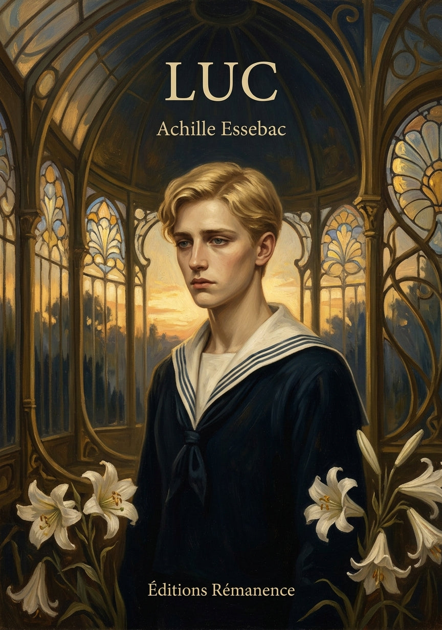 Livre Luc par Achille Essebac - Couverture - Editions Remanence
