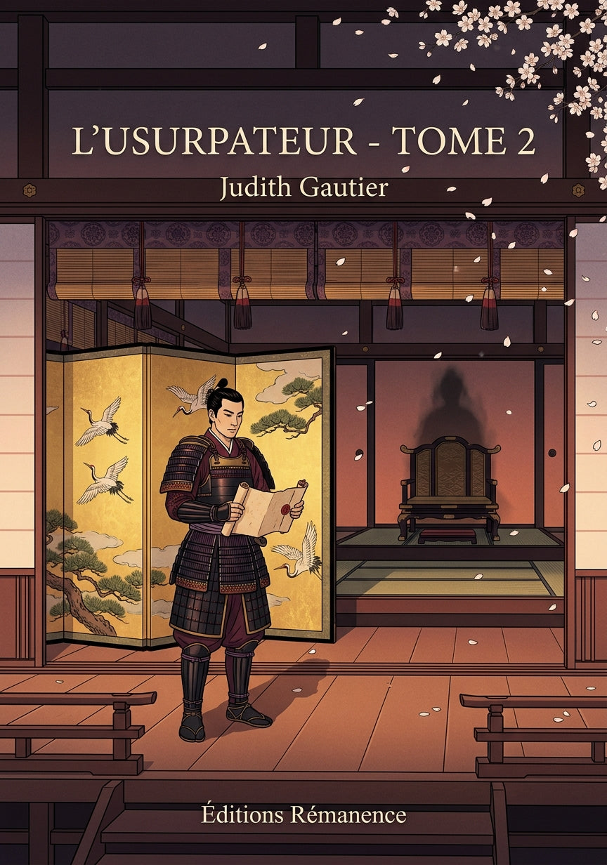 Livre L’Usurpateur - Tome 2 par Judith Gautier - Couverture - Editions Remanence