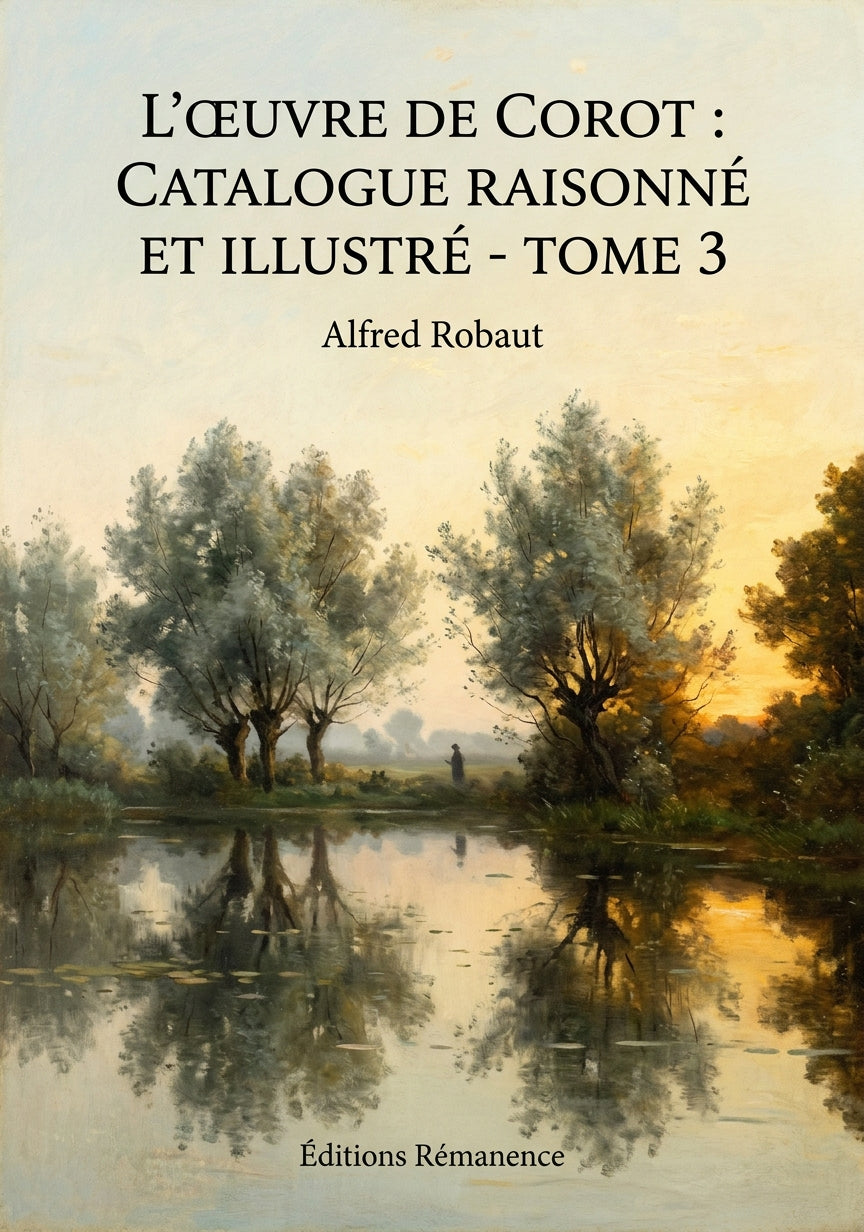 Livre L’Œuvre de Corot : Catalogue raisonné et illustré - Tome 3 par Alfred Robaut - Couverture - Editions Remanence