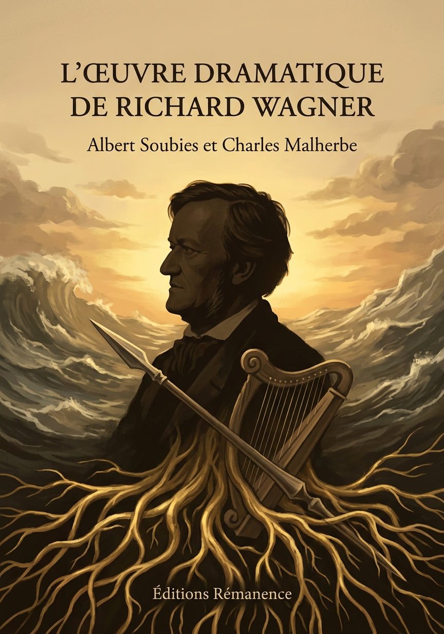 Livre L’Œuvre dramatique de Richard Wagner par Albert Soubies et Charles Malherbe - Couverture - Editions Remanence