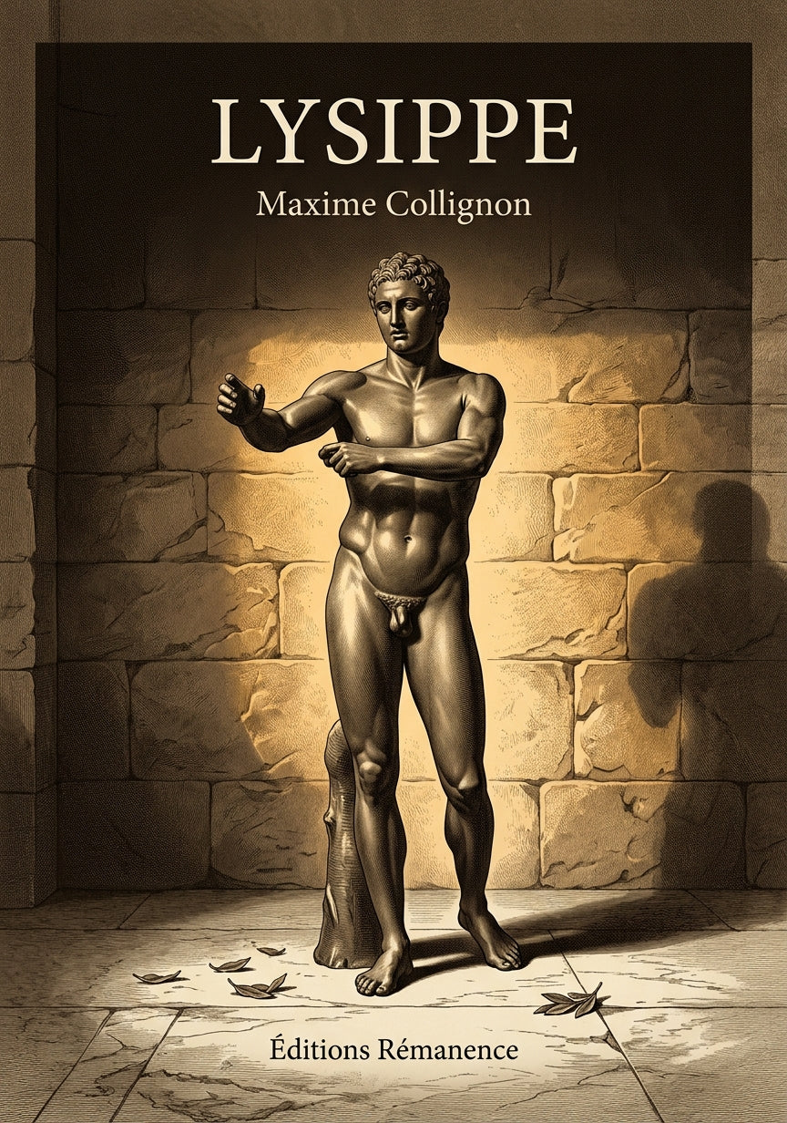 Livre Lysippe par Maxime Collignon - Couverture - Editions Remanence