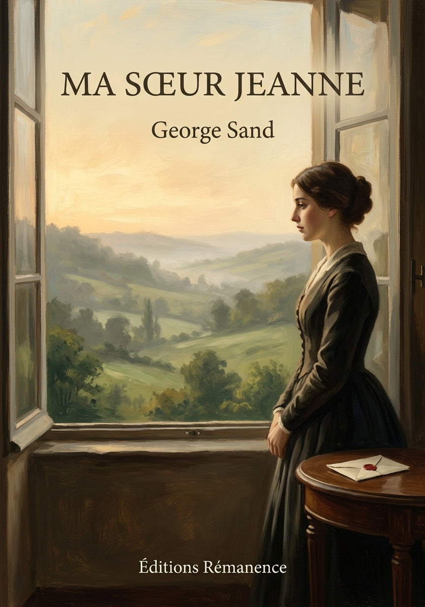 Livre Ma sœur Jeanne par George Sand - Couverture - Editions Remanence