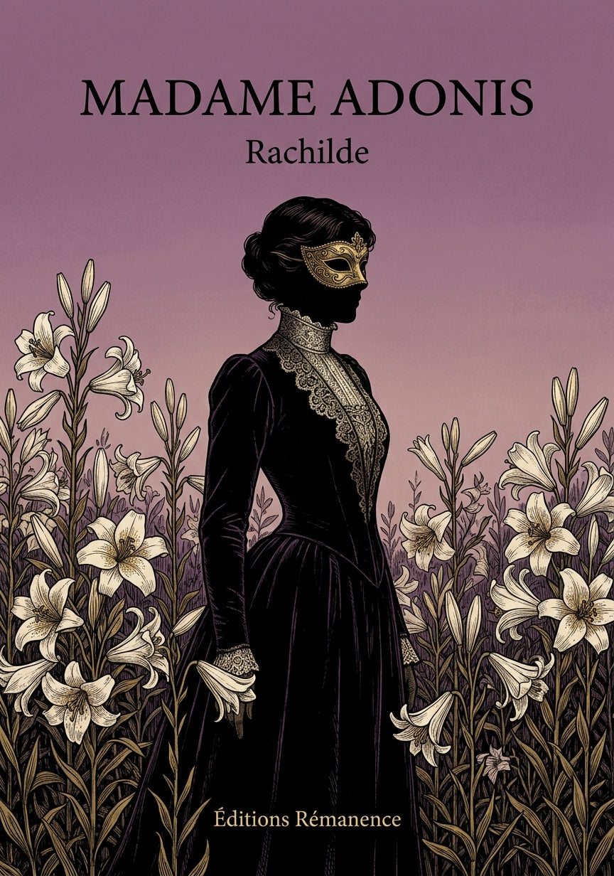 Livre Madame Adonis par Rachilde - Couverture - Editions Remanence
