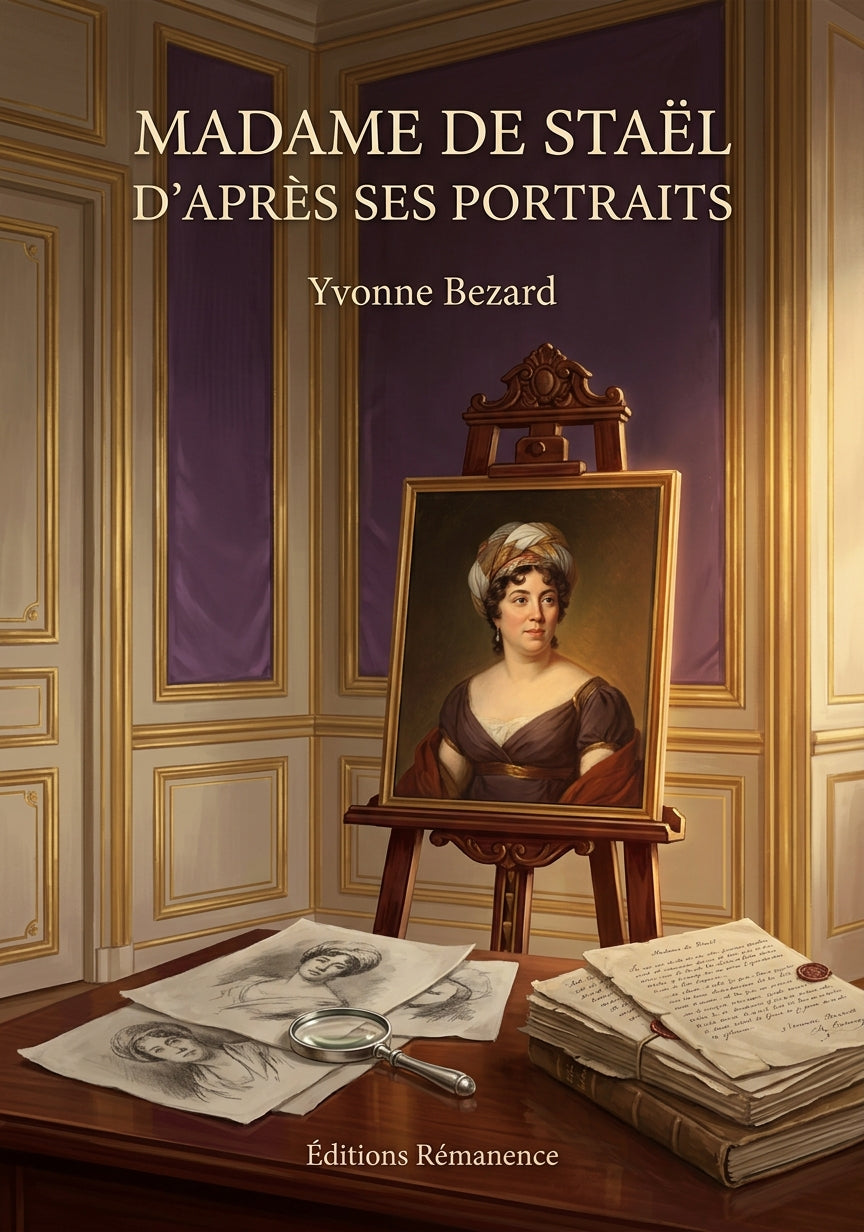 Livre Madame de Staël d’après ses portraits par Yvonne Bezard - Couverture - Editions Remanence