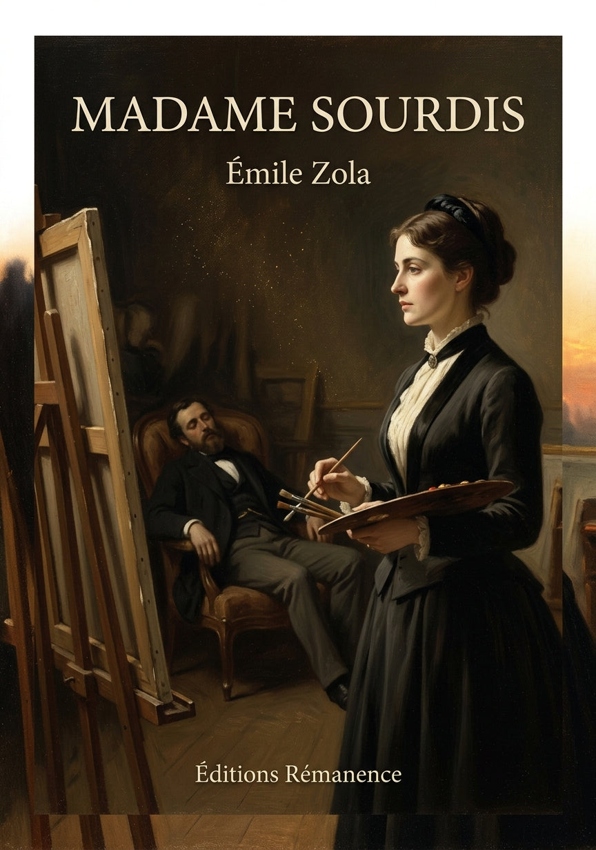 Livre Madame Sourdis par Émile Zola - Couverture - Editions Remanence