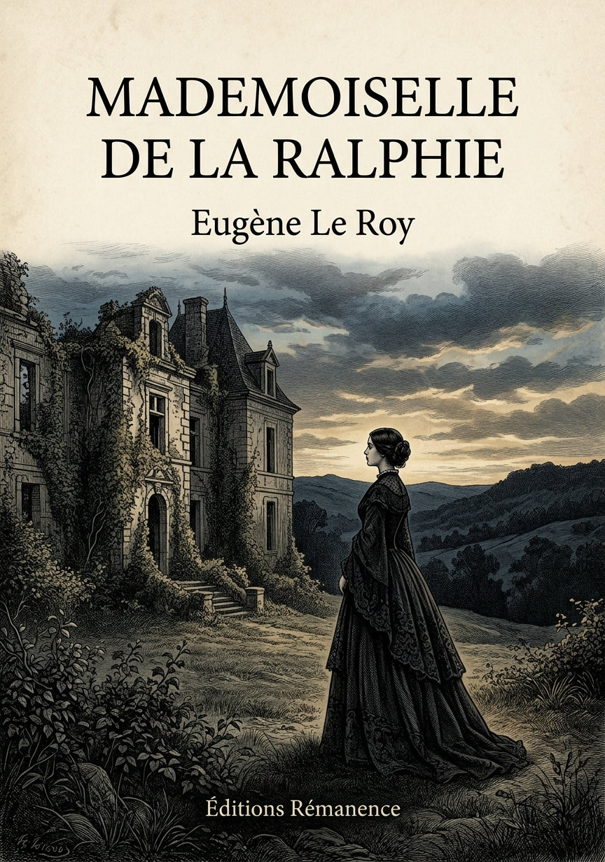 Livre Mademoiselle de la Ralphie par Eugène Le Roy - Couverture - Editions Remanence