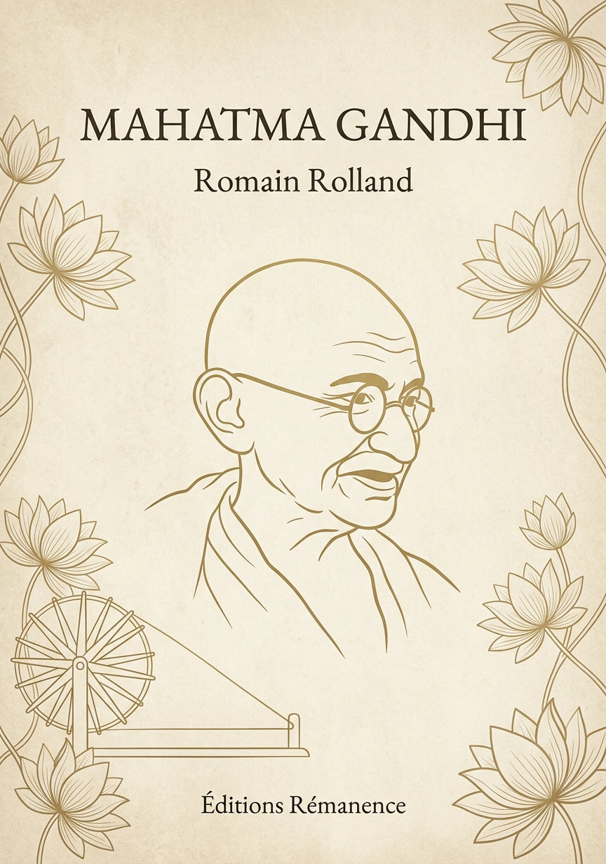 Mahatma Gandhi - Romain Rolland (Couverture)