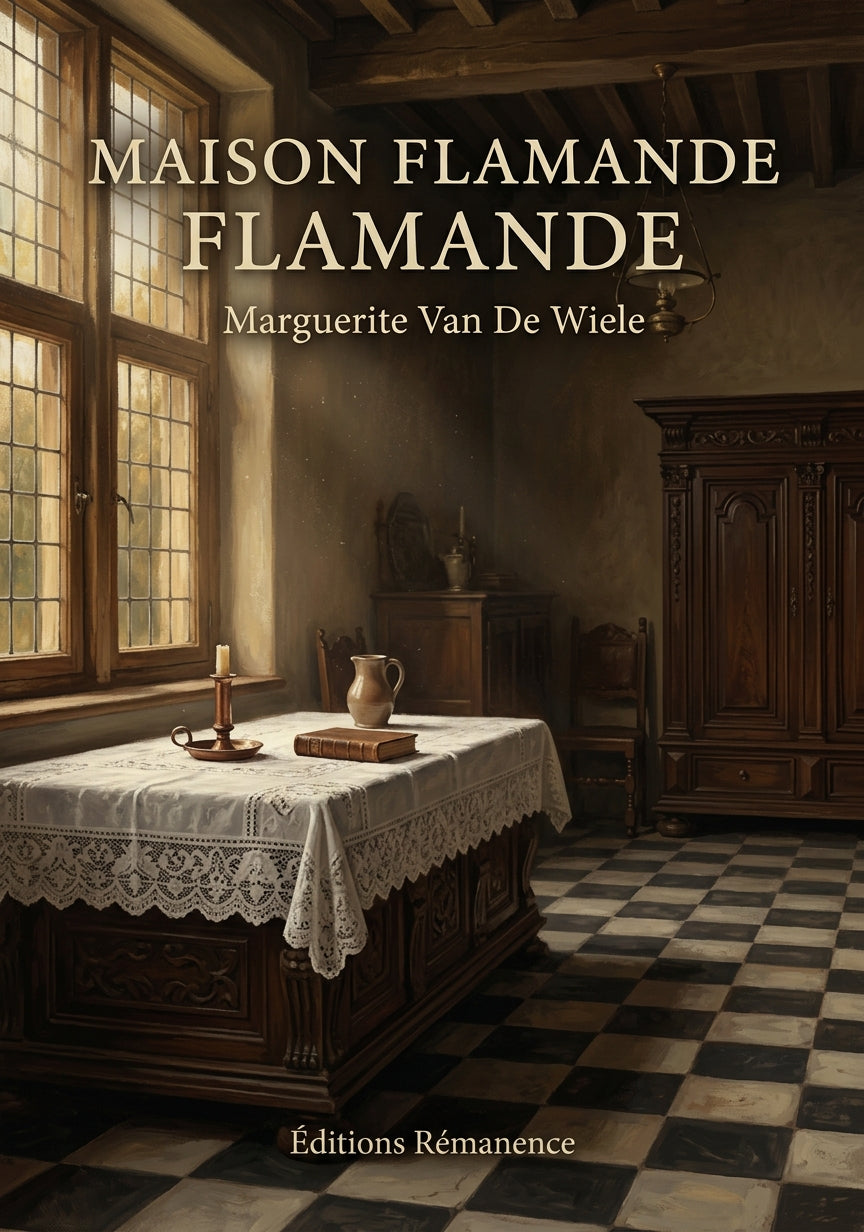 Livre Maison flamande par Marguerite Van De Wiele - Couverture - Editions Remanence