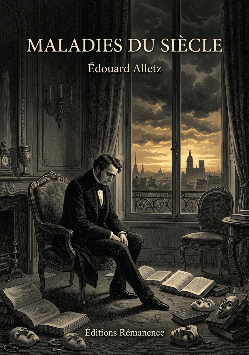 Livre Maladies du siècle par Édouard Alletz - Couverture - Editions Remanence