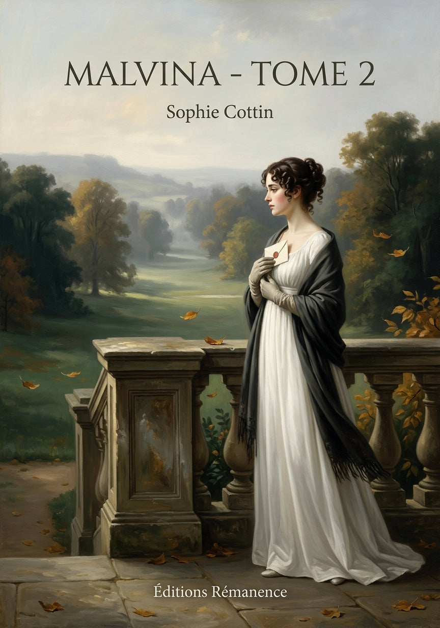 Livre Malvina - Tome 2 par Sophie Cottin - Couverture - Editions Remanence