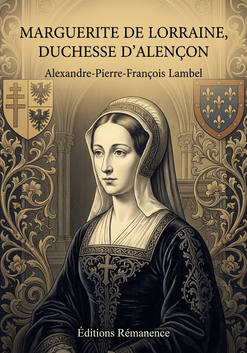 Livre Marguerite de Lorraine, duchesse d’Alençon par Alexandre-Pierre-François Lambel - Couverture - Editions Remanence