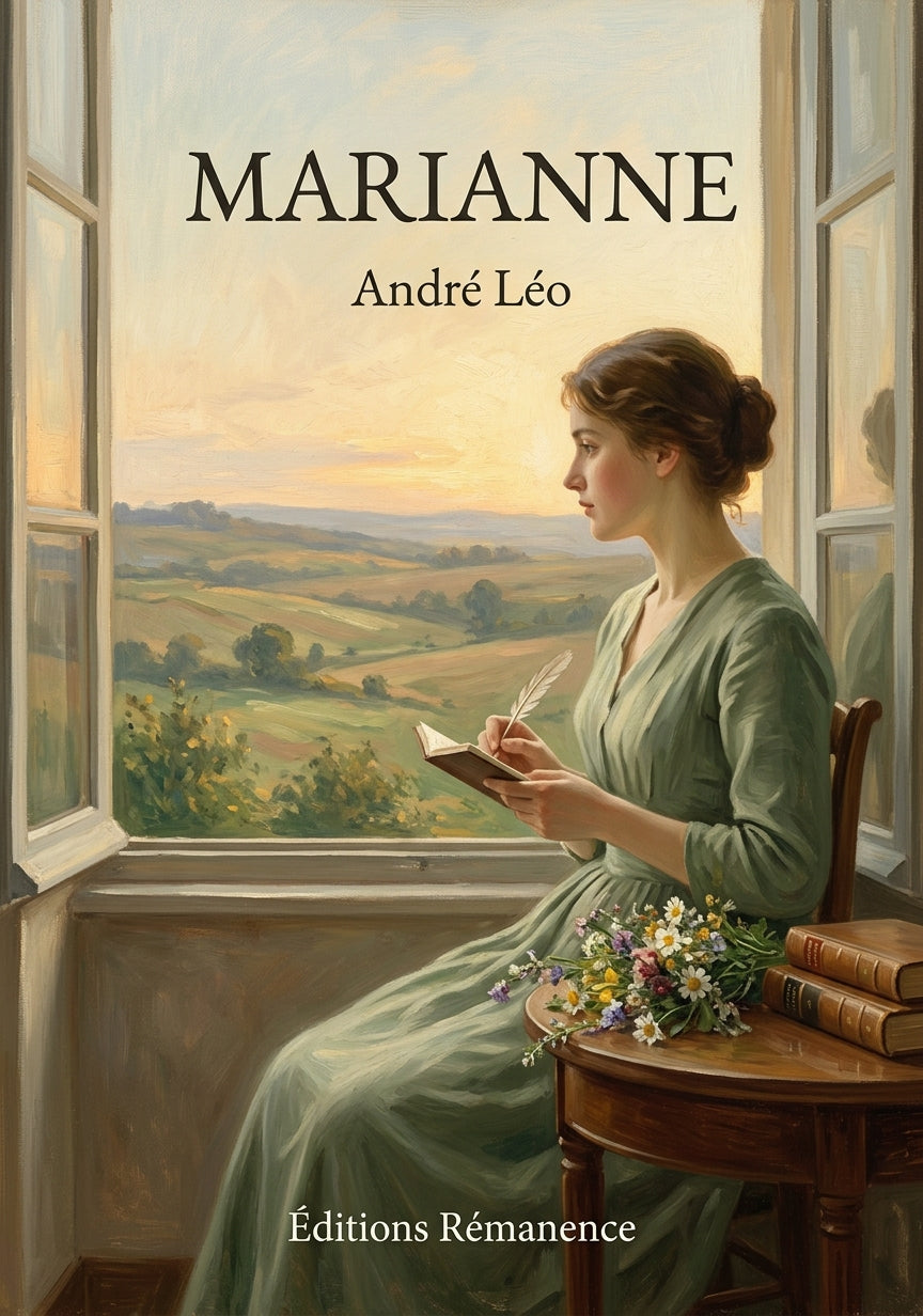 Livre Marianne par André Léo - Couverture - Editions Remanence