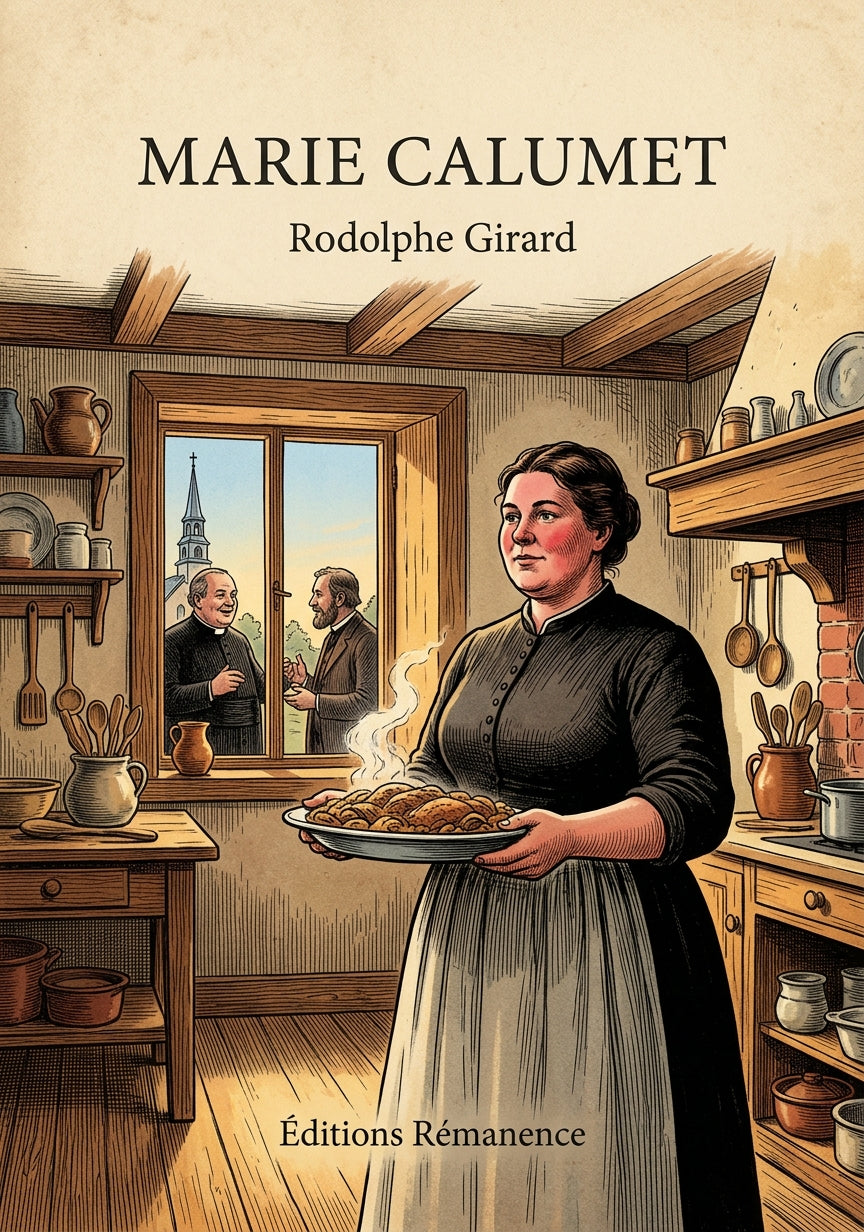 Livre Marie Calumet par Rodolphe Girard - Couverture - Editions Remanence