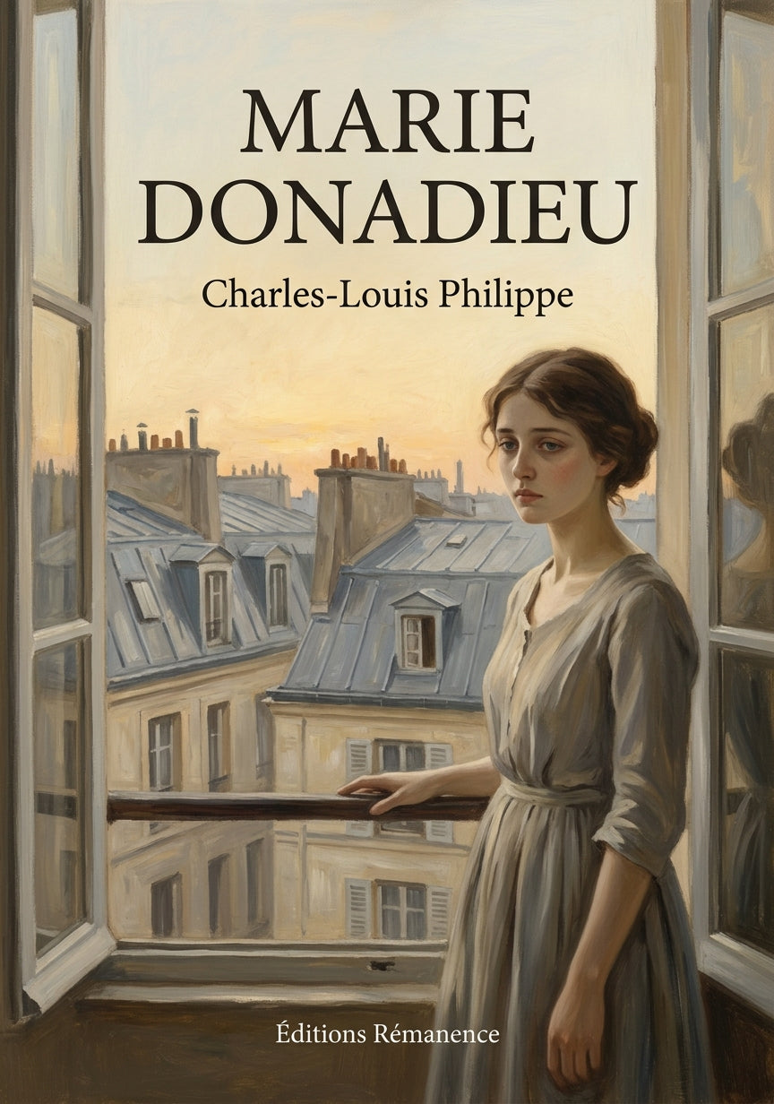 Livre Marie Donadieu par Charles-Louis Philippe - Couverture - Editions Remanence