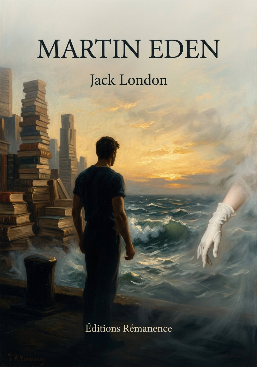 Livre Martin Eden par Jack London - Couverture - Editions Remanence
