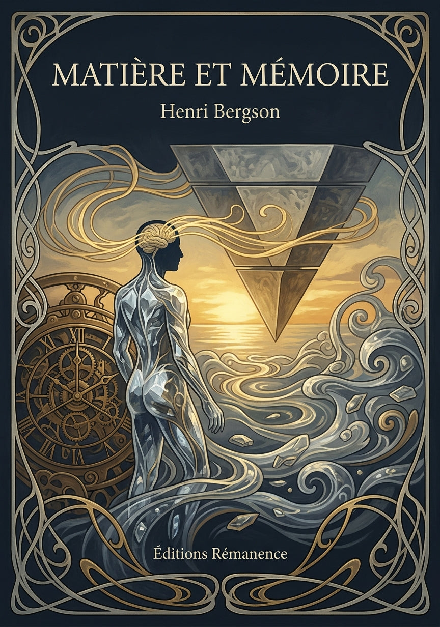 Livre Matière et mémoire par Henri Bergson - Couverture - Editions Remanence