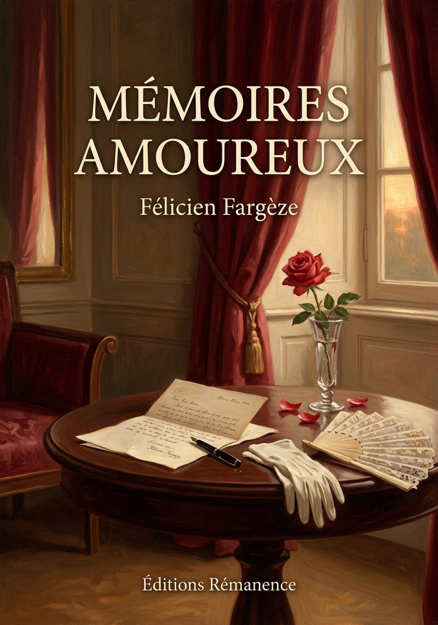 Livre Mémoires amoureux par Félicien Fargèze - Couverture - Editions Remanence