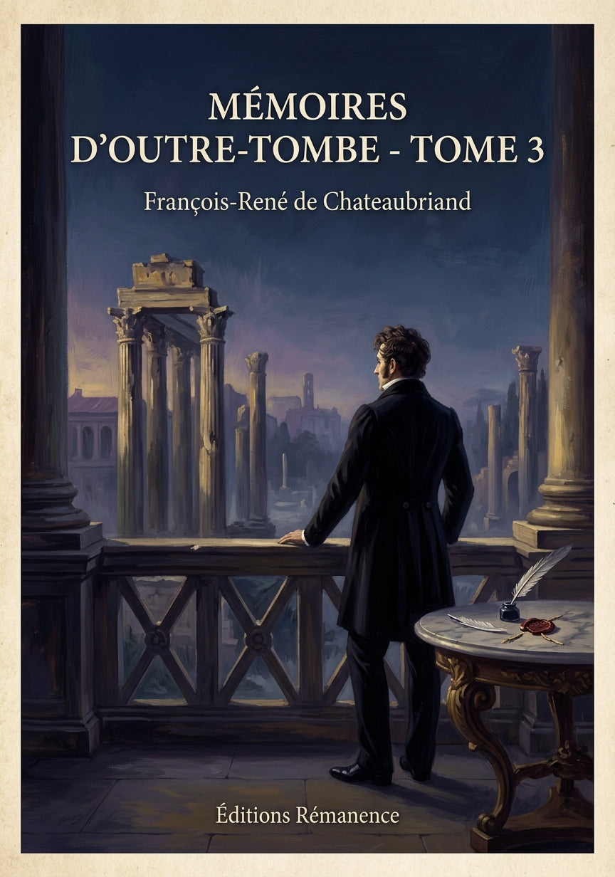 Mémoires d'Outre-Tombe - Tome 3 - François-René de Chateaubriand (Couverture)