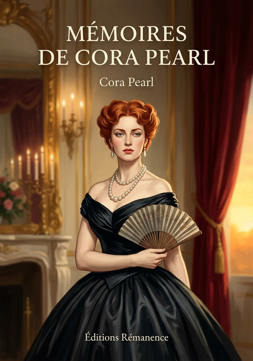 Livre Mémoires de Cora Pearl par Cora Pearl - Couverture - Editions Remanence