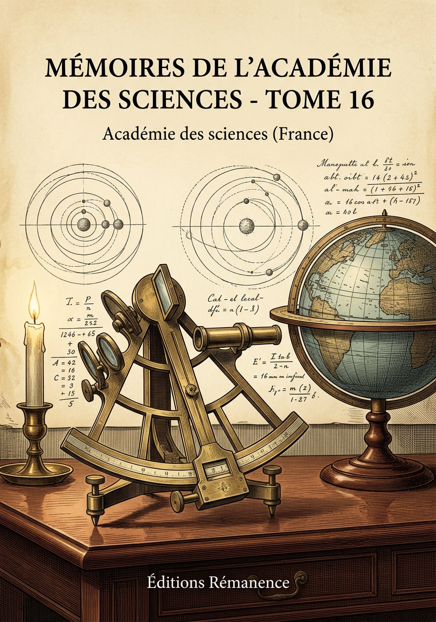 Livre Mémoires de l’Académie des sciences - Tome 16 par Académie des sciences (France) - Couverture - Editions Remanence
