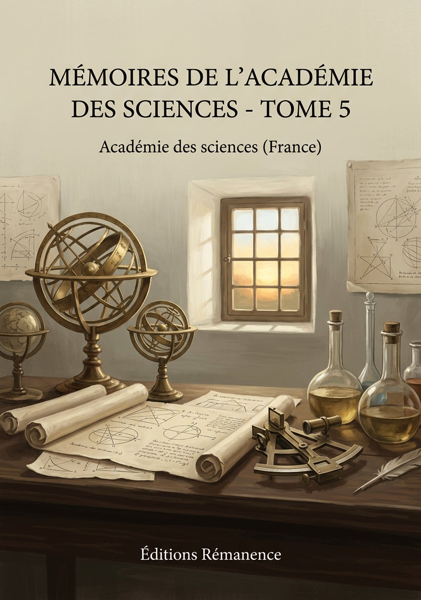 Livre Mémoires de l’Académie des sciences - Tome 5 par Académie des sciences (France) - Couverture - Editions Remanence